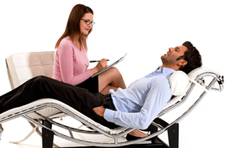 Psychological support for proper posture in penis enlargement